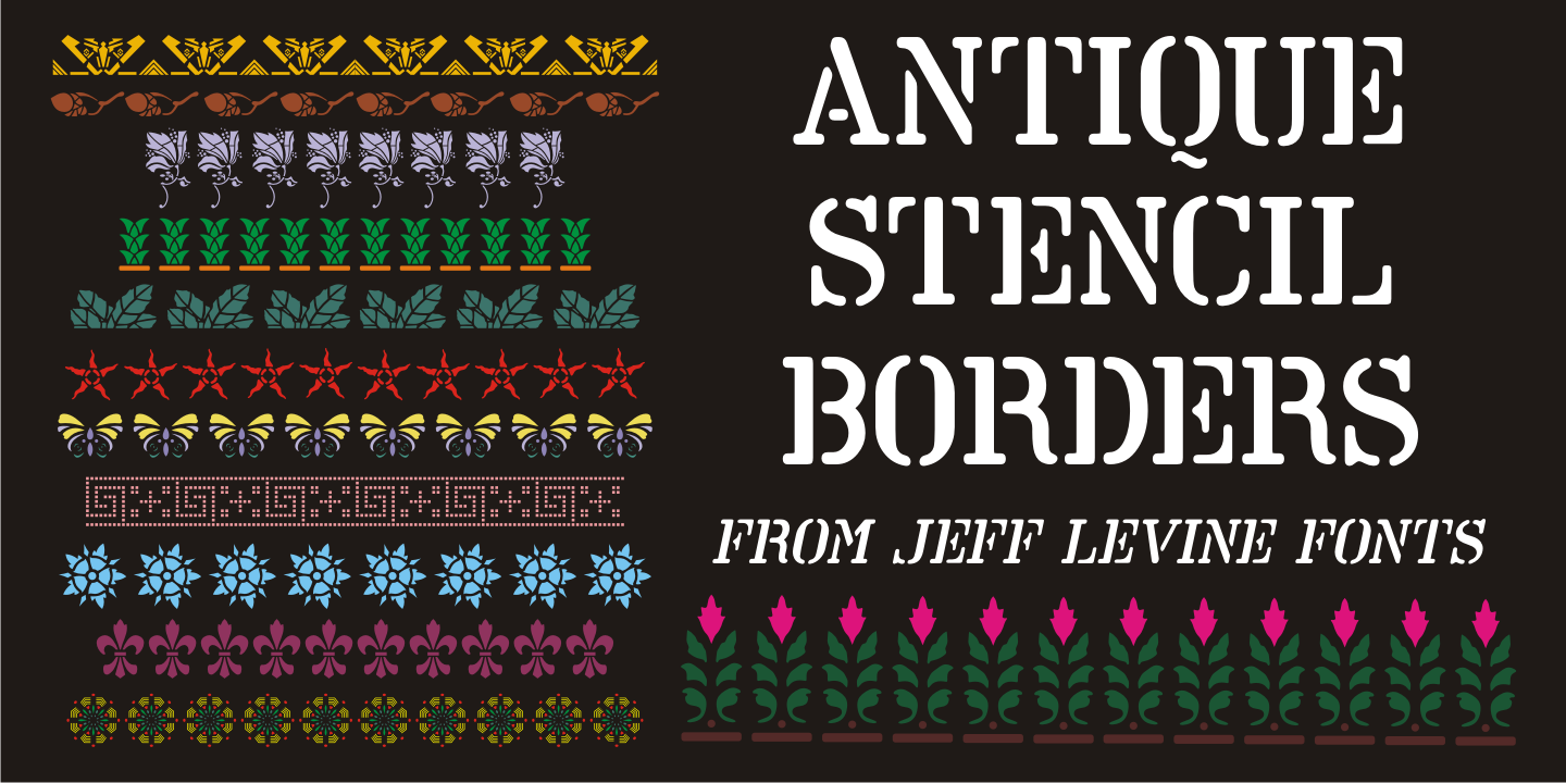 Antique Stencil Borders JNL